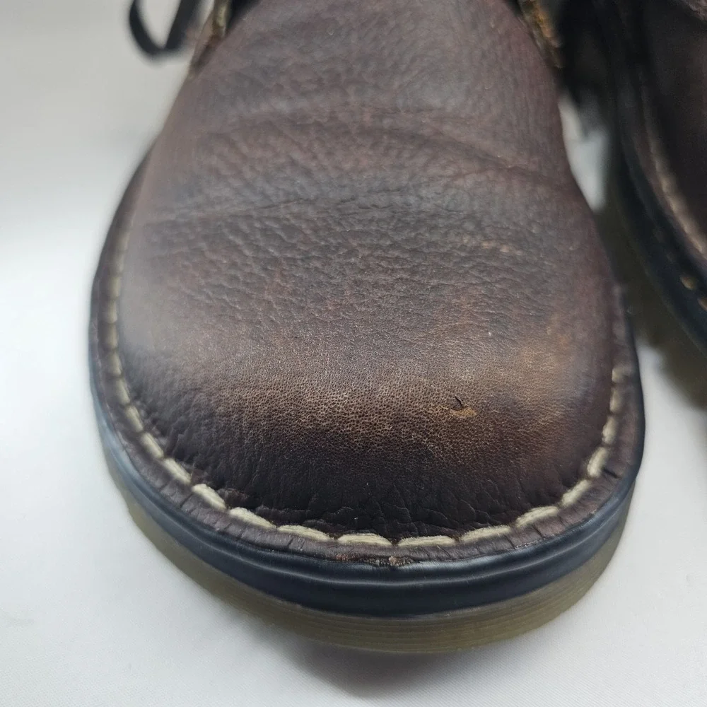 Dr. Martens Ordell Oxford Brown Pebble Leather Mens Size 10 AW004 Shoes Lace Up